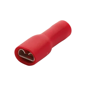 FFD-1638 Papuc auto mama 6.35mm rosu complet izolat 0.5-1.5mm2/0.8x6.35mm Safak FFD-1638