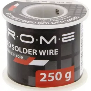 Fludor 250gr 1mm SN60 PB40 FLUX 2% CHROME