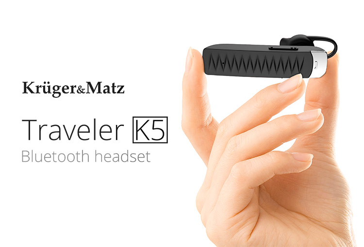 HEADSET BLUETOOTH TRAVELER K5 Kruger&Matz KM0356 - imagine 5
