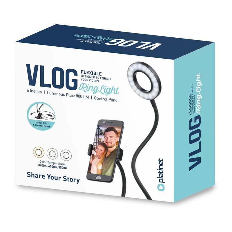 Kit VLOG 24 LED 3 inch 4W PLATINET - imagine 6