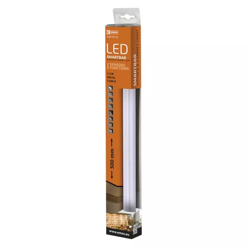 Lampa LED SMARTBAR 7.5W 72LED 500mm 400lm alb cald 3000K DIMMABLE ZS2030 EMOS - imagine 4