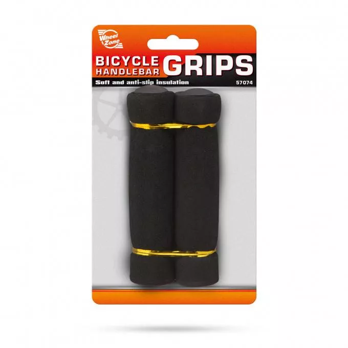 Manson pentru ghidonul de biciclete din burete 130mm negru 2buc - imagine 2