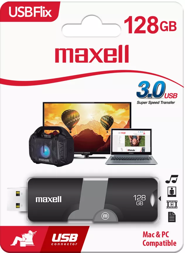 Memorie flash Maxell Flix 128GB USB 3.0 - imagine 2