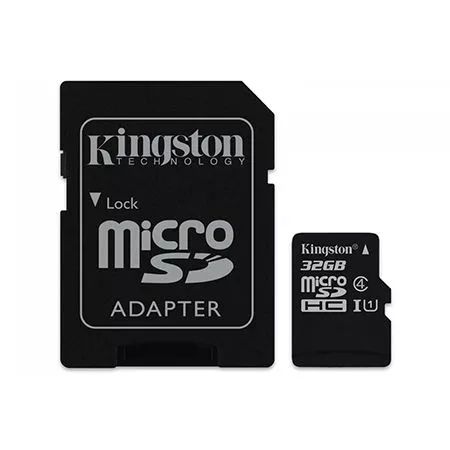 MicroSD Card 32GB Clasa 4 cu SDHC adaptor Kingston