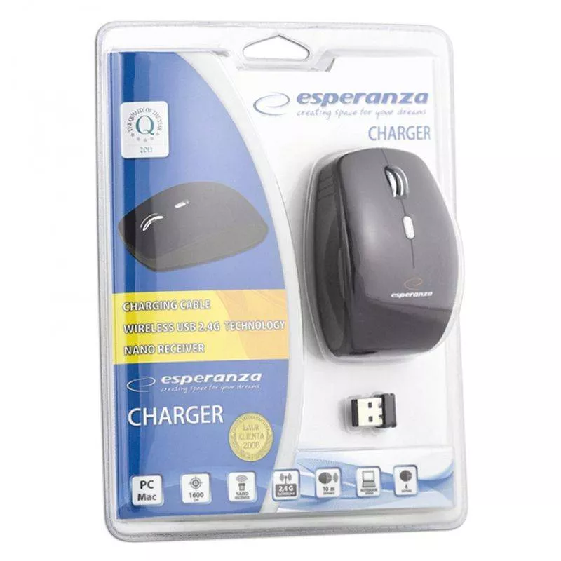 Mouse optic 4D wireless CHARGER ESPERANZA - imagine 6