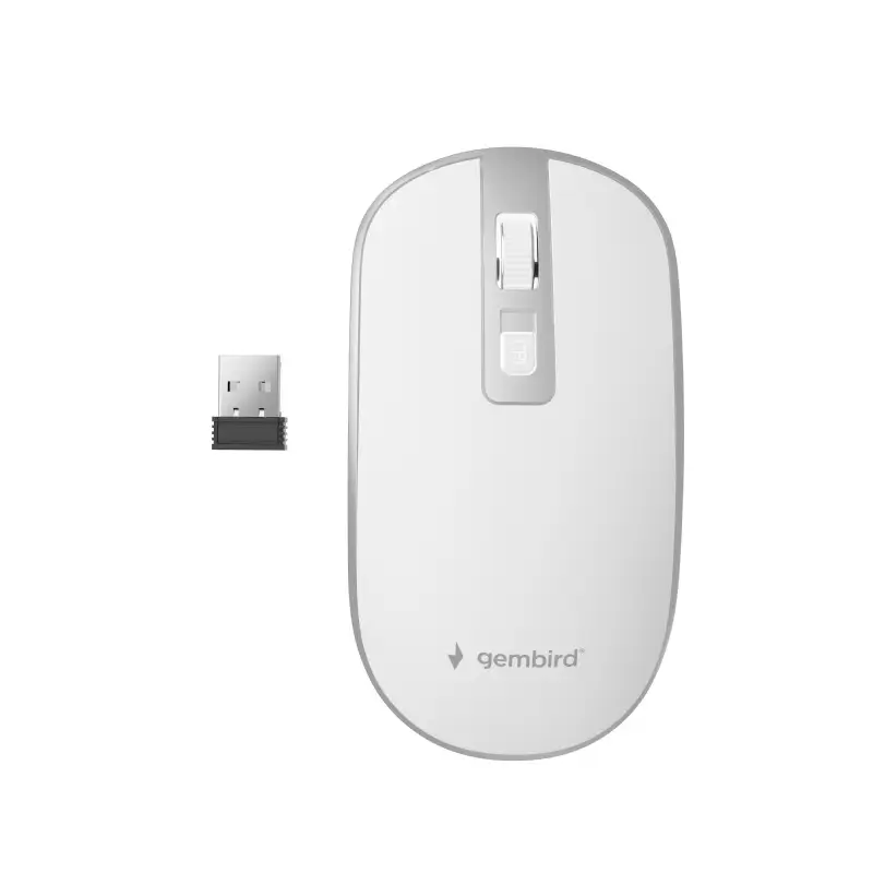 Mouse wireless 1600DPI USB GEMBIRD MUSW4B06WS - imagine 2