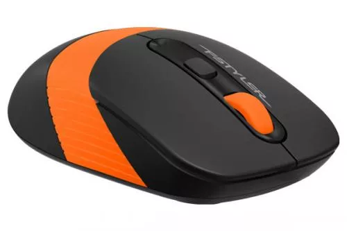 Mouse wireless A4Tech FG10 gaming 2000DPI USB portocaliu - imagine 2