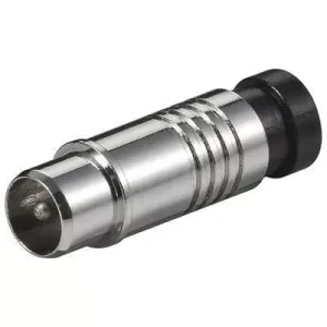 Mufa coaxial tata compresie 7mm Goobay