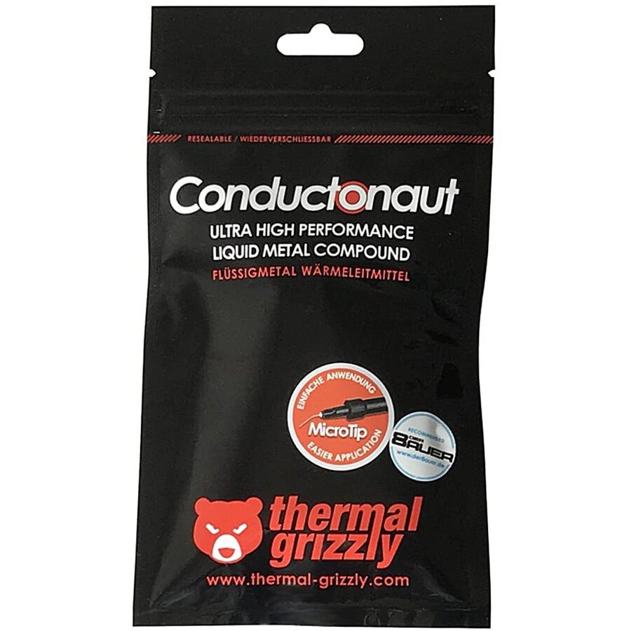 Pasta termioconductoare Thermal Grizzly Conductonaut 73W/mK 5gr TG-C-005-R - imagine 5