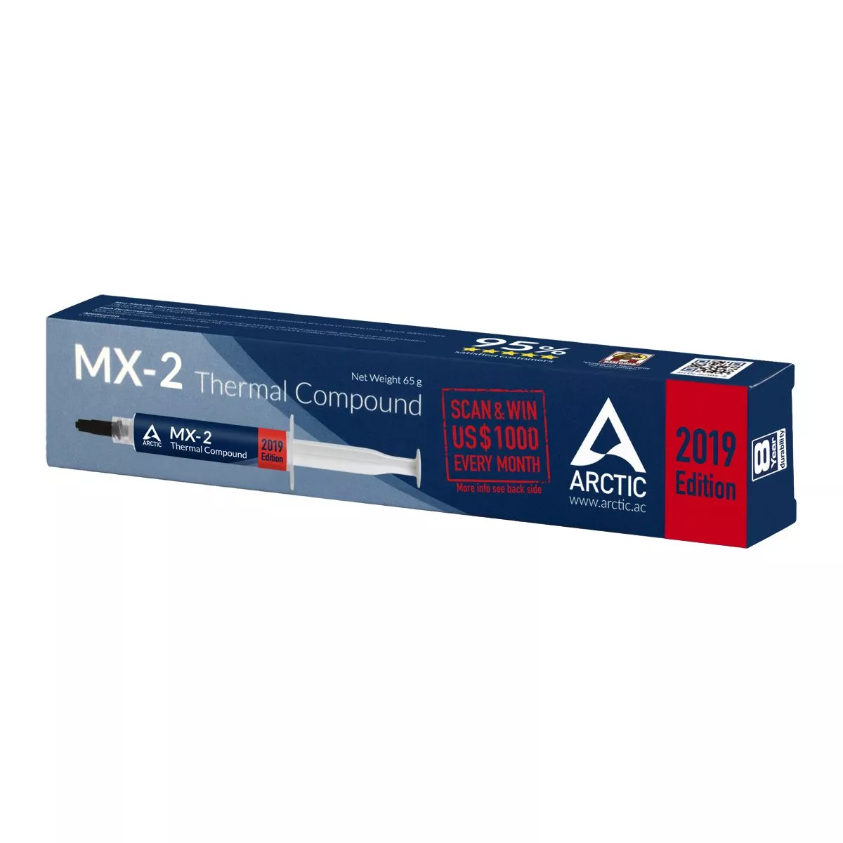 Pasta termoconductoare MX-2 65grame 5.6W/mK TERMO ARCTIC COOLING MX2 - imagine 2
