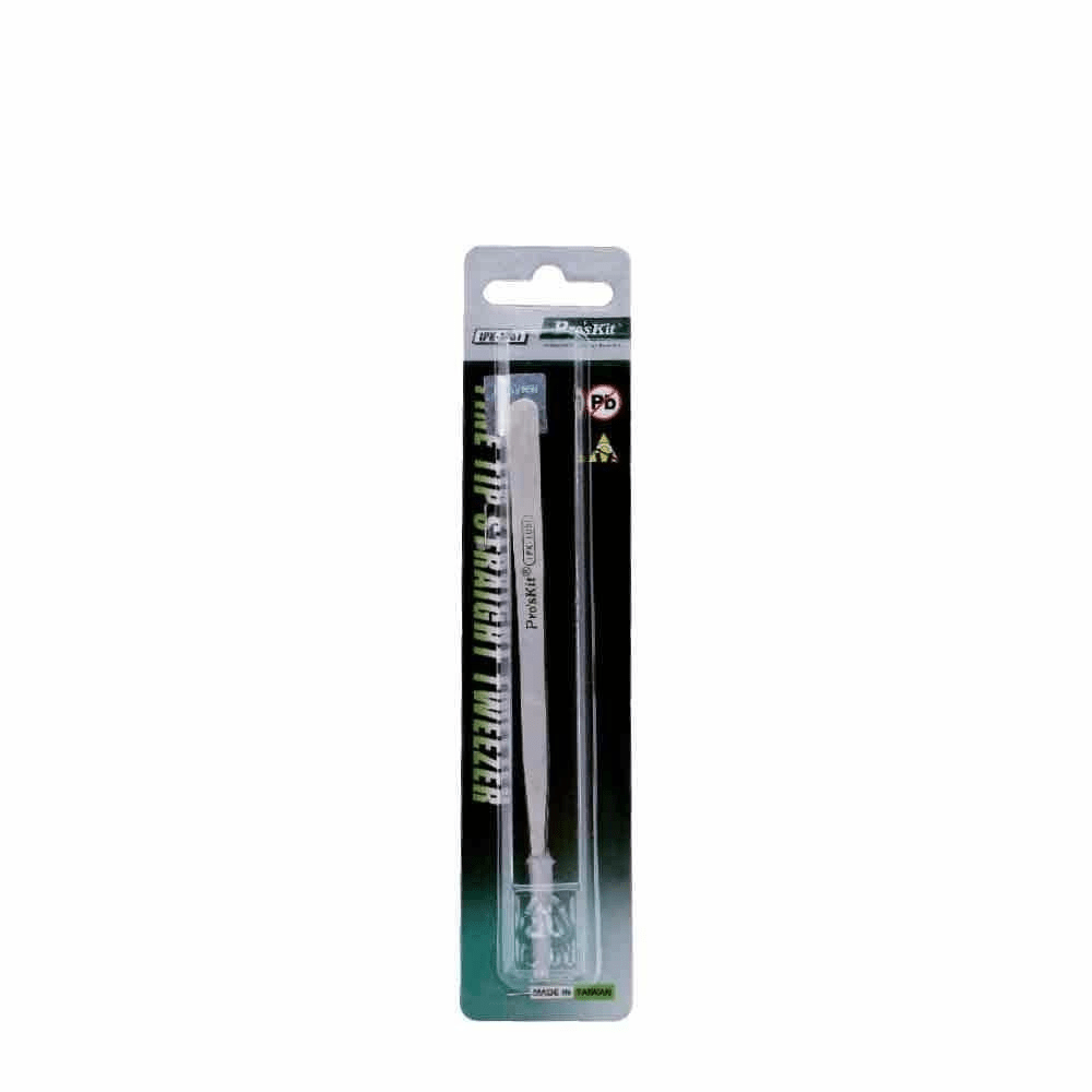 Penseta dreapta cu varf super fin 120mm 1PK-125T Pro`sKit - imagine 2