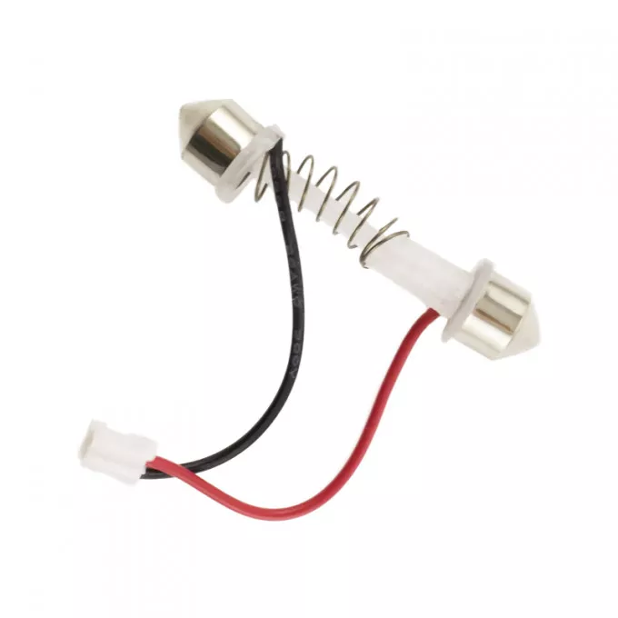 Placa LED SMD 35x35 mm 12V SMD5050 3W lumina alba 320lm inclus adaptoare W5W C5W BA9S CarGuard - imagine 2