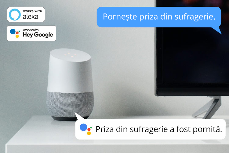 Priza Smart WIFI CONNECT P3 TUYA Kruger&Matz 3680W 16A +timer/masurare consum de energie - imagine 8