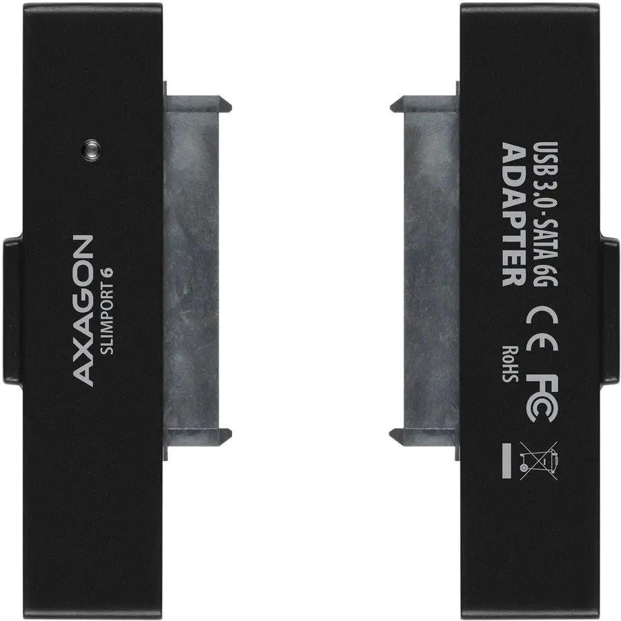 Rack Extern AXAGON ADSA-1S6 USB 3.0 SATA 6G UASP HDD Adaptor Extern 2.5" negru - imagine 5