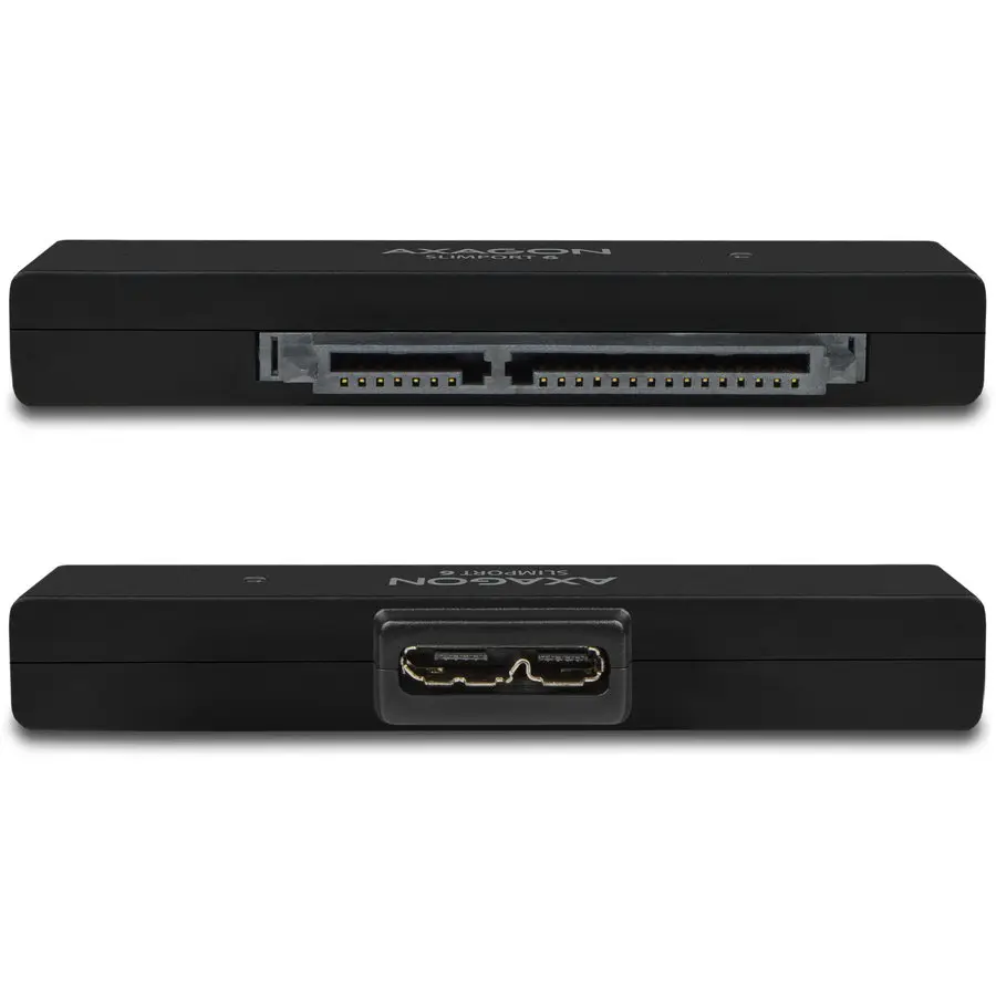 Rack Extern AXAGON ADSA-1S6 USB 3.0 SATA 6G UASP HDD Adaptor Extern 2.5" negru - imagine 6