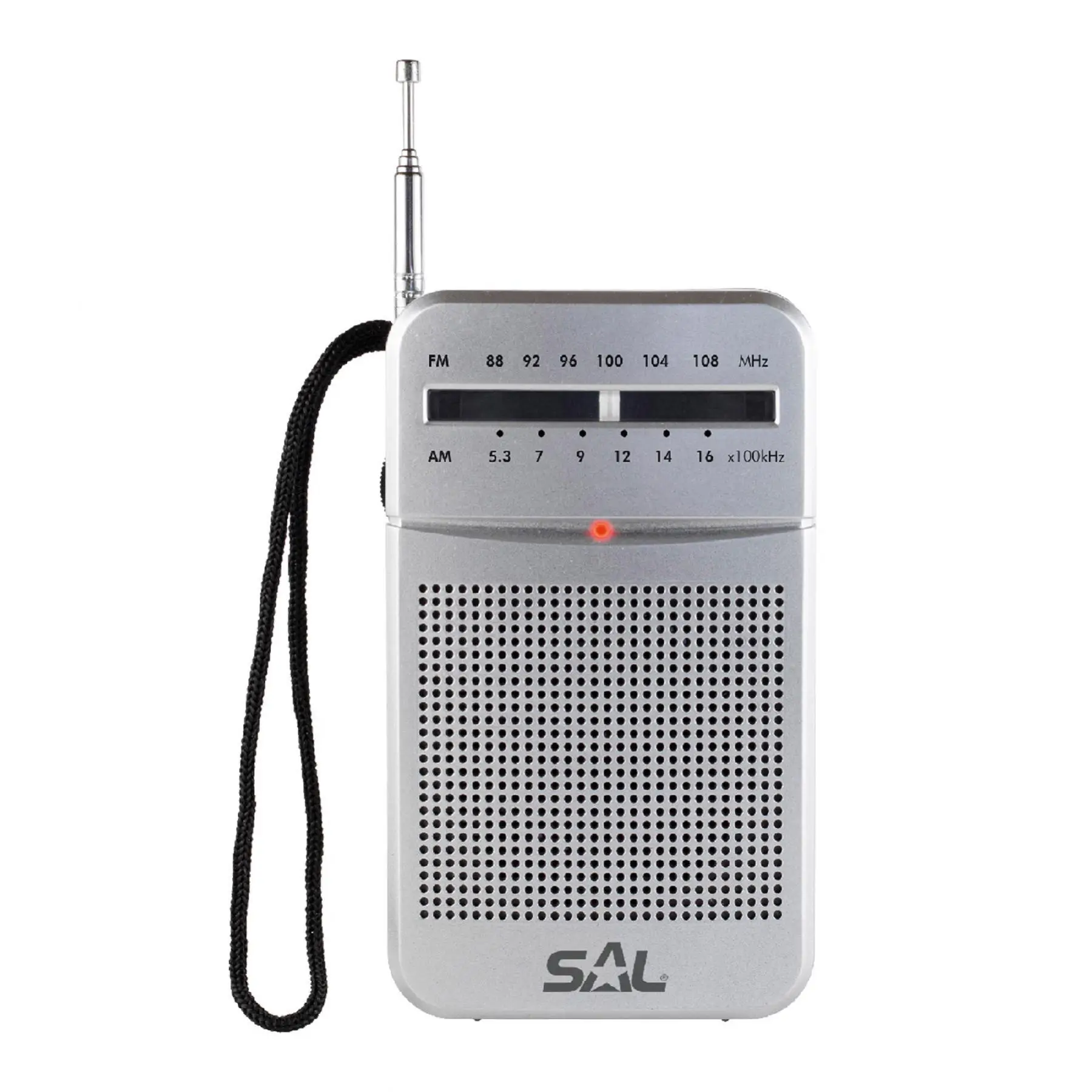 Radio portabil 2 benzi AM-FM 2x AA argintiu SAL RPC 4 - imagine 3