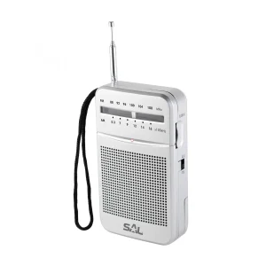 Radio portabil 2 benzi AM-FM 2x AA argintiu SAL RPC 4
