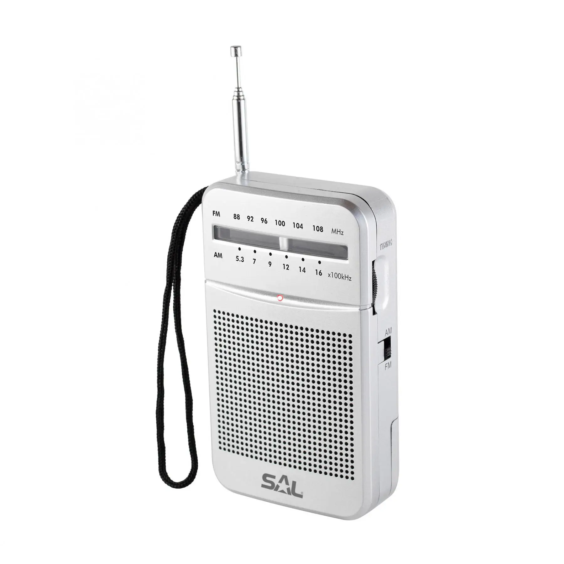 Radio portabil 2 benzi AM-FM 2x AA argintiu SAL RPC 4