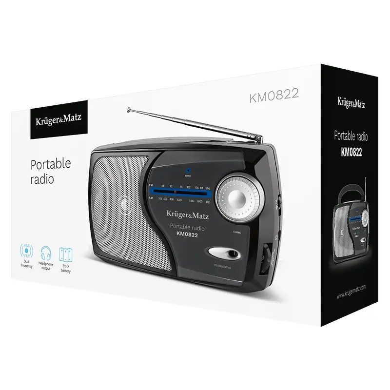 Radio portabil AM /FM Kruger&Matz KM0822 - imagine 3