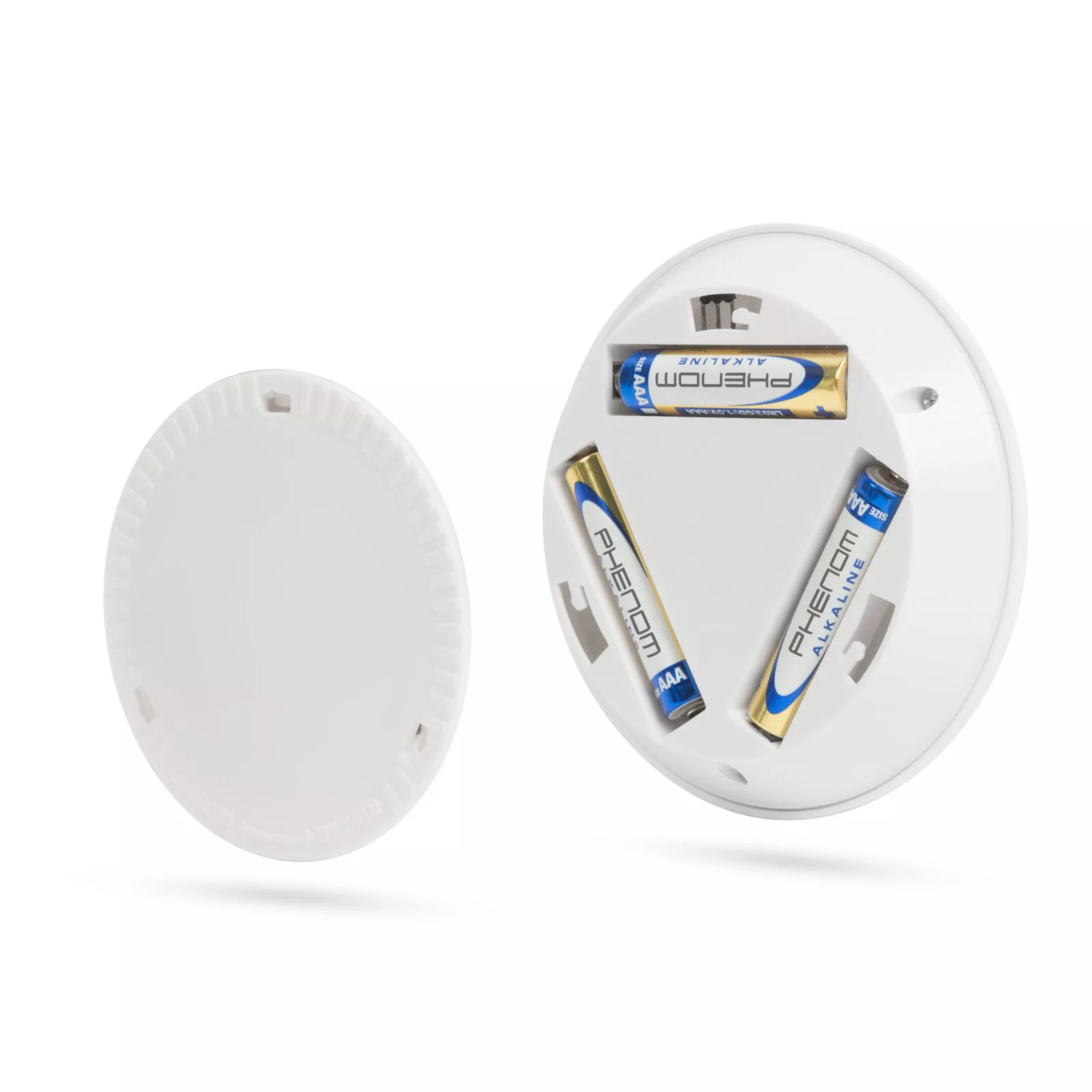 Set de lampi LED COB 3W 200lm 3x AAA IP44 autoadezive de perete cu telecomanda - imagine 3