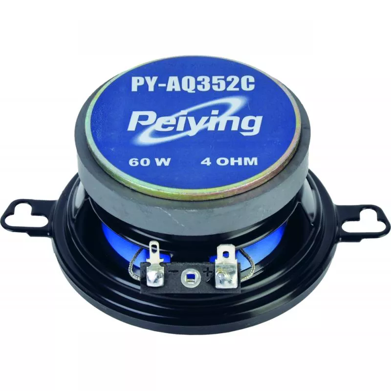 Set difuzoare auto 3.5" 8.8cm 60W 4 ohm Peiying 2buc - imagine 3