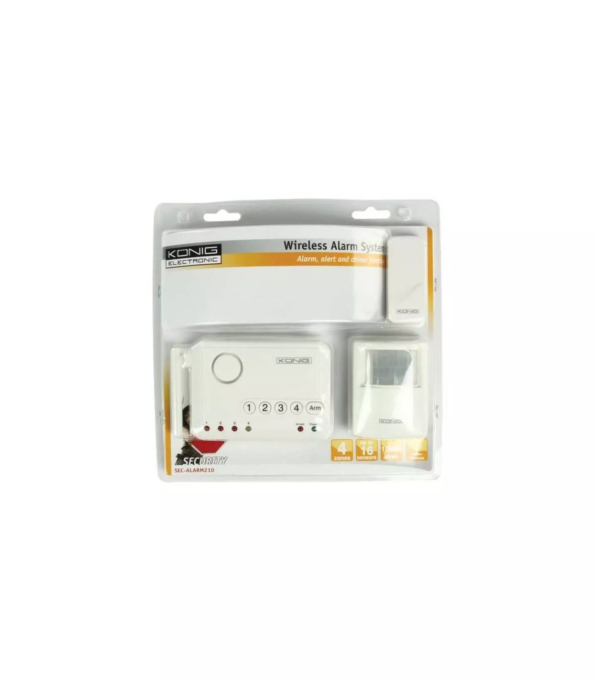 Sistem de alarma fara fir Konig SEC-ALARM210 - imagine 2