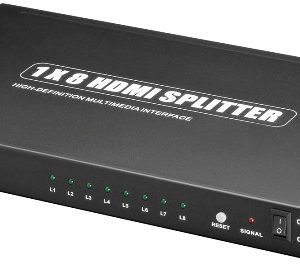 Splitter 1x HDMI intrare - 8x HDMI iesire 1920x1080/60Hz