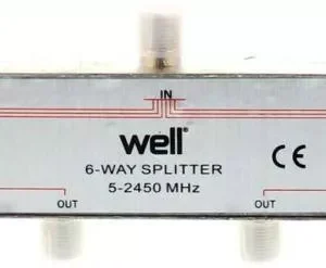 Splitter CATV 6 cai 5-2450Mhz Well