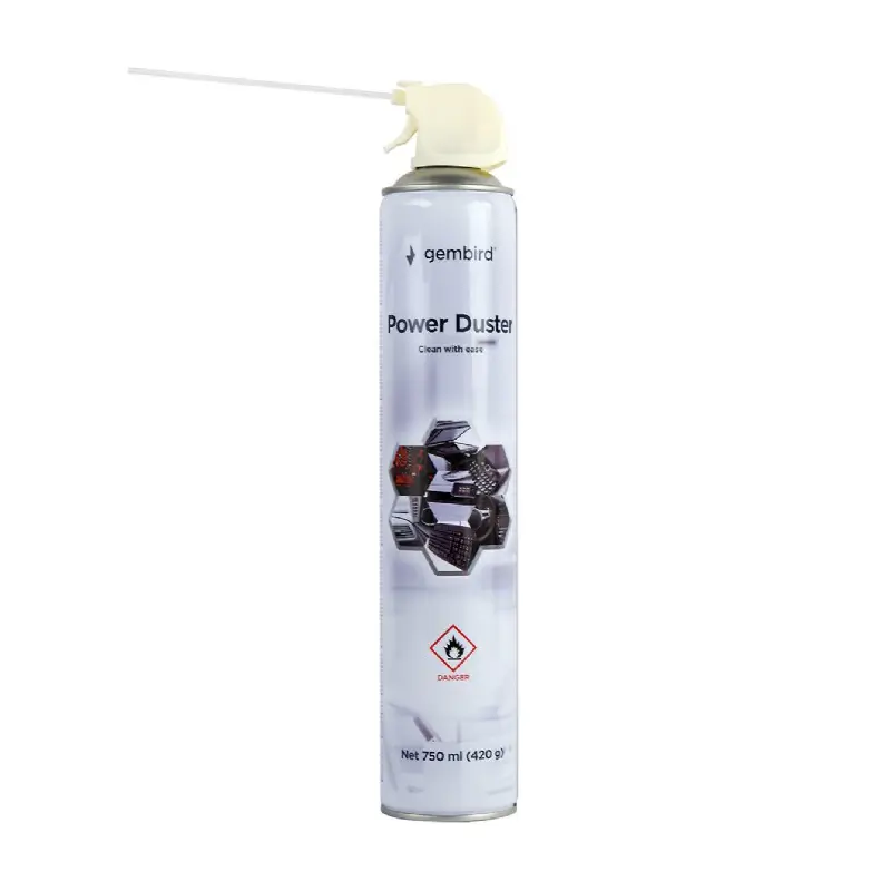 Spray aer comprimat 750ml GEMBIRD CK-CADFL750 - imagine 2