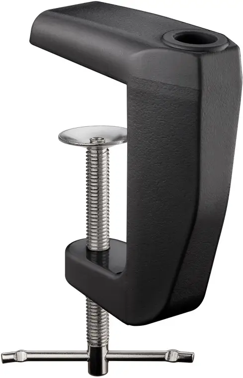 Suport prindere birou negru rezerva pentru lampa de lucru pentru cod 65575 /64986 /64988 /64990 Goobay 64987