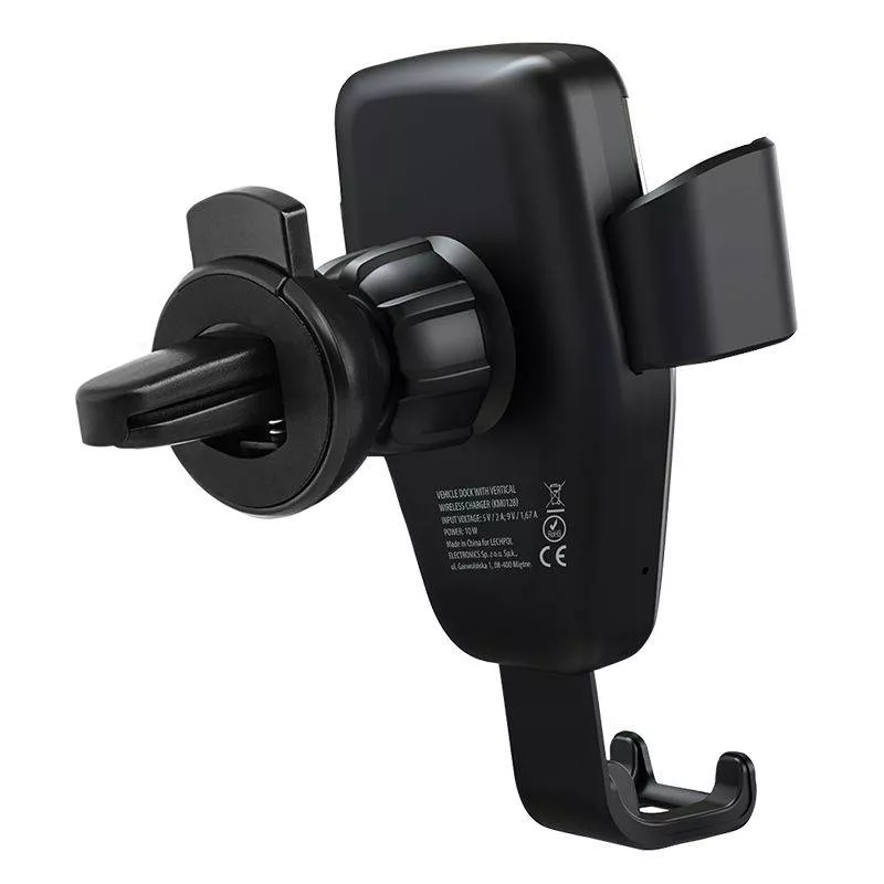 Suport telefon auto cu functie incarcare wireless QI inductiva Kruger&Matz - imagine 2