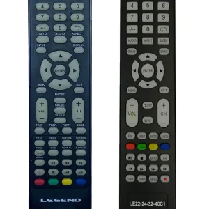Telecomanda inlocuitoare compatibila TV Legend EE-T40 LE22-24-32-40C1 cod ER 592 /MFY 582 (253-1)