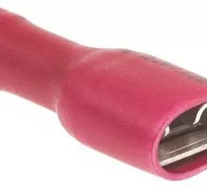 Terminal papuc plat 4.8mm 0.8mm mama 0.5/1.5mm2 crimpat pe cablu rosu JST LVDDF1.25-187A-8