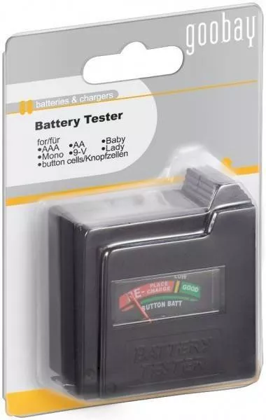 Tester baterii cu display analogic pentru AAA AA C D 9V si N Goobay - imagine 2