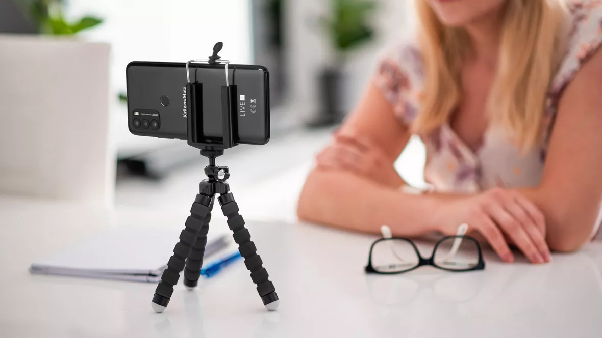 Trepied pentru telefon/camera negru KRUGER&MATZ - imagine 2