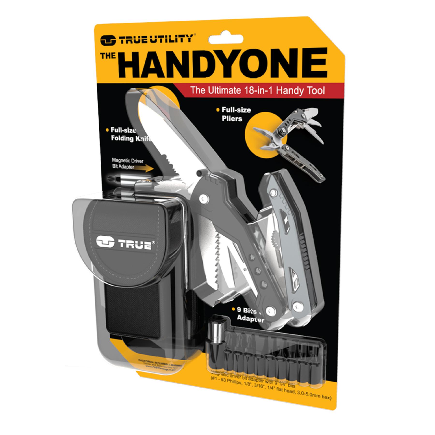 TRUE UTILITY HANDYONE TU181 18 in 1 din otel inoxidabil - imagine 6