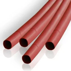 Tub termocontractabil 2mm/ 1mm rosu 0.5m Kemot