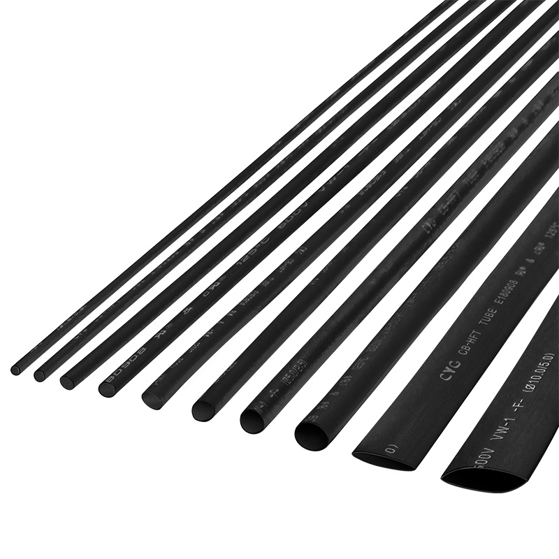 Tub termocontractabil 4.5mm /0.5m negru NAR0247.1-0.5